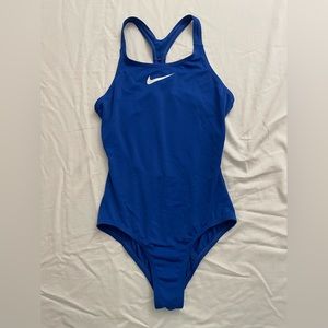 royal blue nike one-piece swimsuit